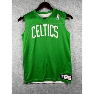 Alleson Athletic Boston Celtics YouthMedium Green Reversible Basketball Jersey 4